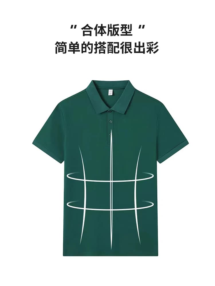 New Men's Polo Collar Short Sleeve Tops Tee Cotton T-shirt Summer Sport Fashion Solid Color Slim Fit Oversized T Shirt Clothing