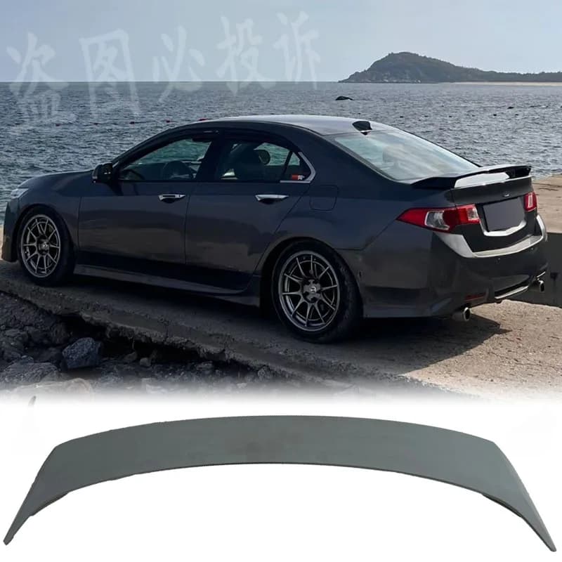 For 2009-2013 Honda Spirior Acura TSX trunk spoiler ABS material automotive parts tuning body kit accessories GT style