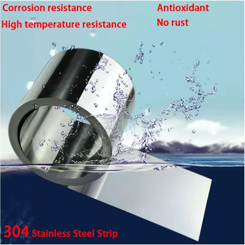 Thickness 0.05/0.5/0.15~0.5mm 304 Stainless Steel Strip Steel Sheet Thin SS304 Stainless Steel Plate / Foil Corrosion Resistance