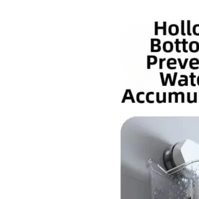 Strong Vacuum Suction No Drill Bathroom Shelf Easy Installation Plastic Storage Solution for Organizing Bathroom Essentials