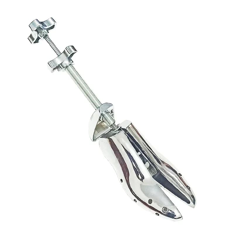 Metal shoe support device, shoe expander to expand shoe support