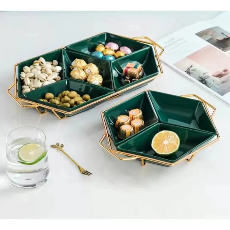 Fruit plate set Food platter Classic party luxury ceramics High value ceramics