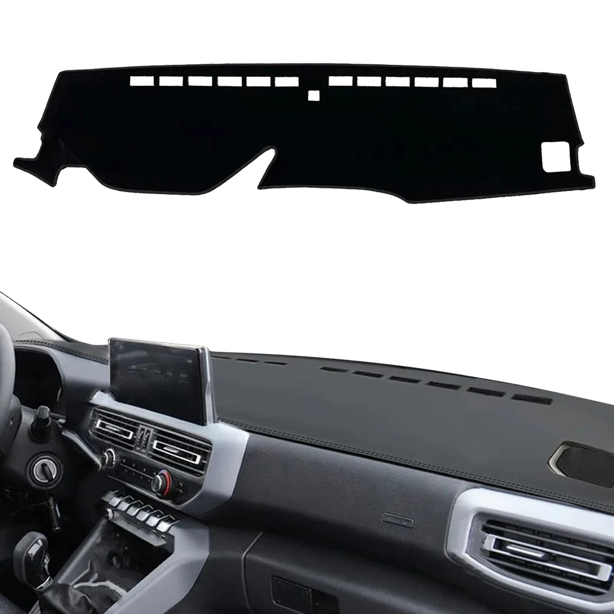 for Peugeot Landtrek Fiat Titano Anti-Glare Dashmat Dashboard Cover Dash Mat Sun Block Anti-UV Non-Slip Car Protector Mat