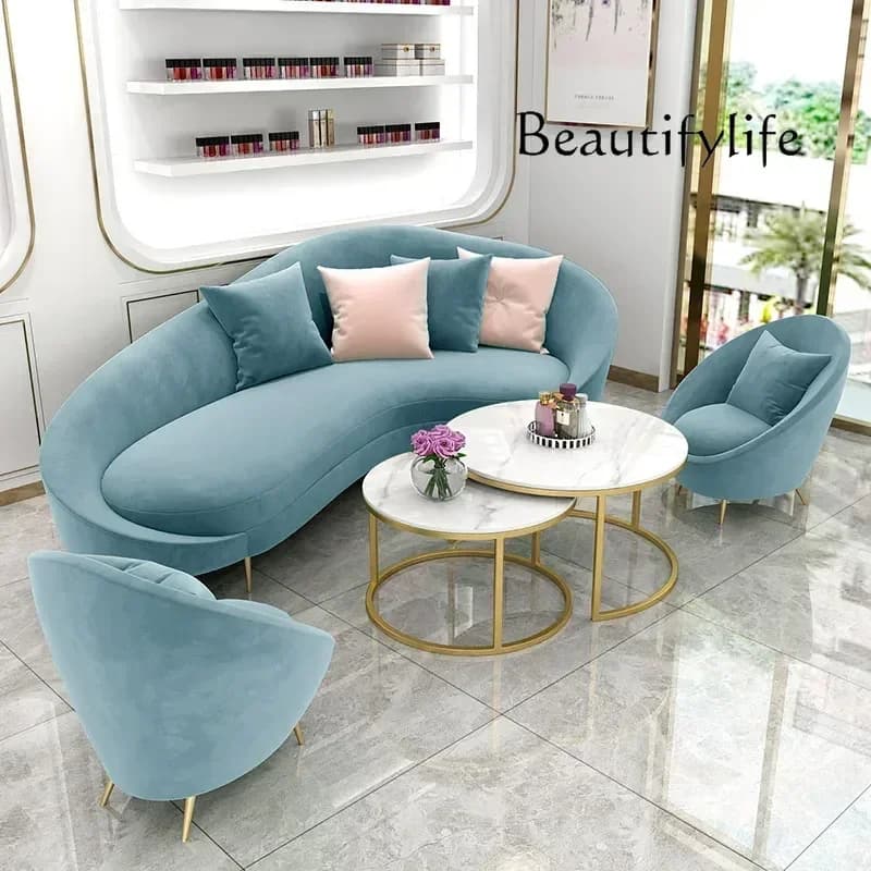 BJ Luxury Living Room Sofa Minimalist Modern Relaxing Corner Sofa Armchair Bedroom Sofas Modernos Para Sala Lounge Furniture Set