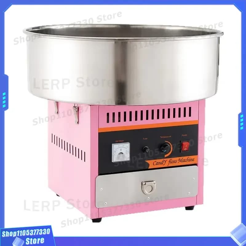 Commercial Automatic Cotton Candy Machine Heavy Duty High Capacity Mobile Booth Small Marshmallow Maker Silk Line Type New