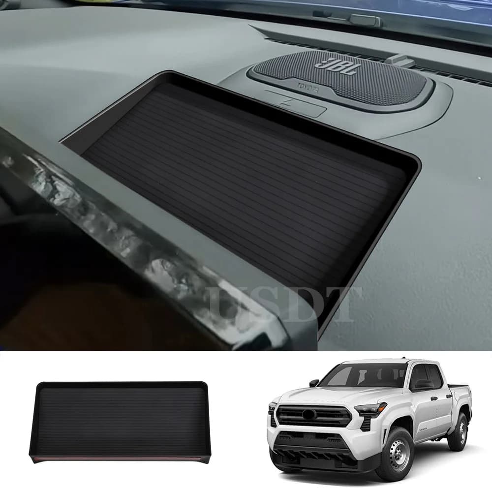 Fit for Toyota Tacoma 2024 2025 2026 Navigation Screen Rear Storage Box Instrument Panel Dashboard Storage