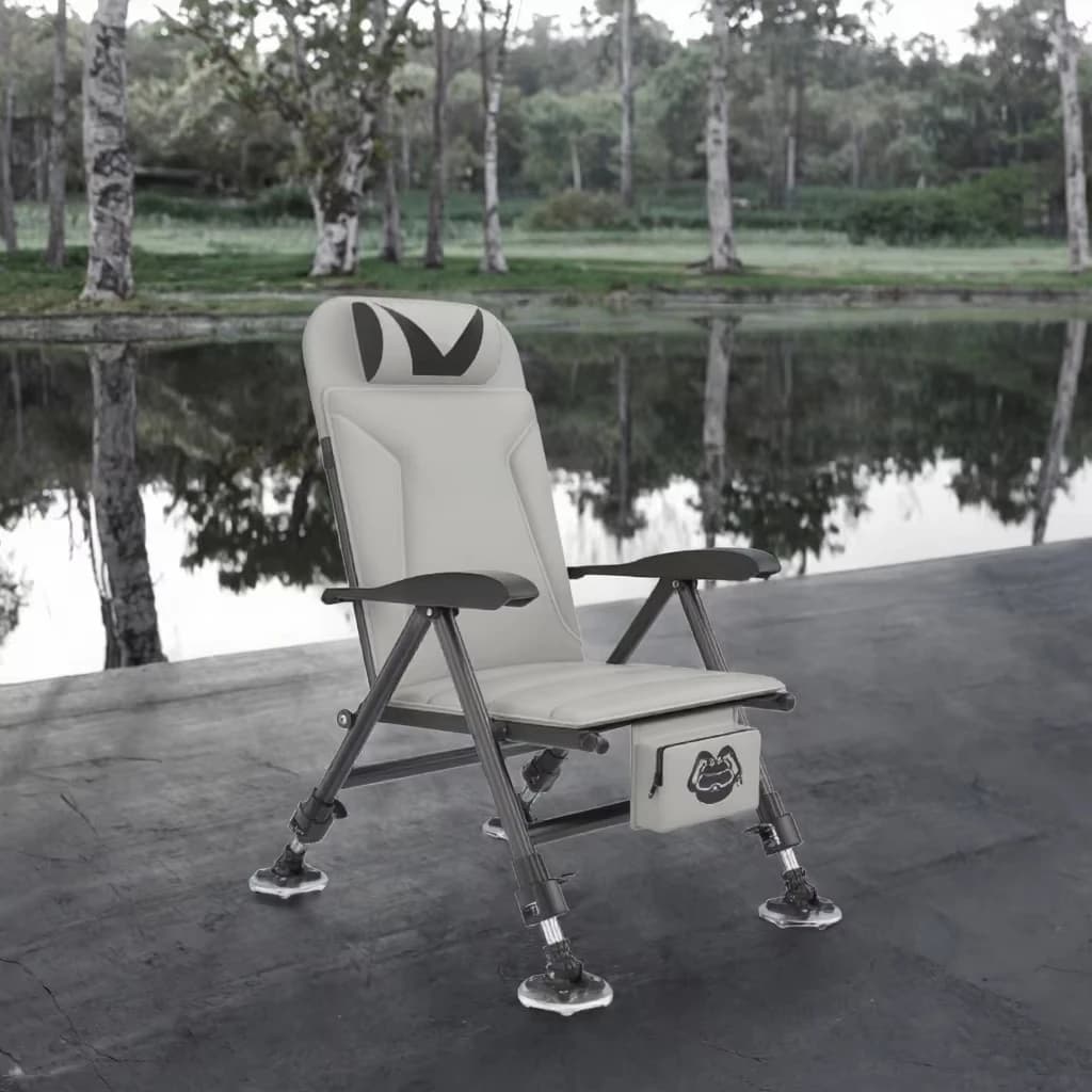 New Style European All Terrain Fishing Chair Reclining Foldable Portable for Outdoor Wild Fishing and Angling