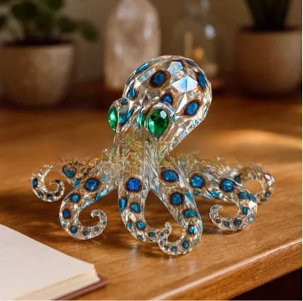Octopus ornament, home decoration craft, entrance wine cabinet resin sculpture ornament