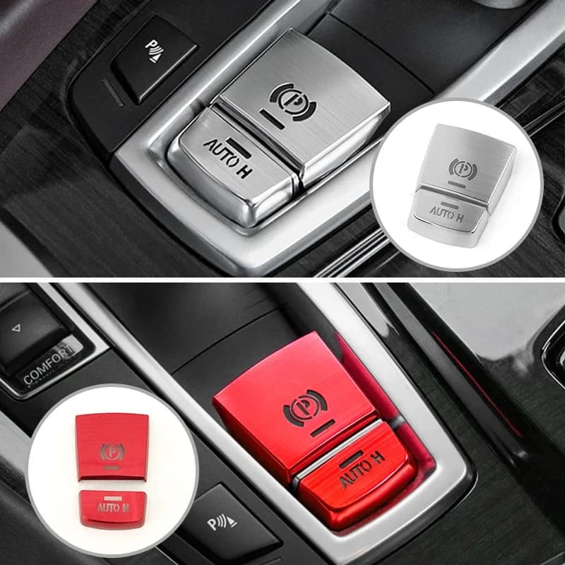 For BMW 5 6 7 Series 5GT F10 F12 F01 X3 F25 X4 F26 X5 F15 X6 F16 Electronic Handbrake Parking Brake P Button Switch Cover Trim