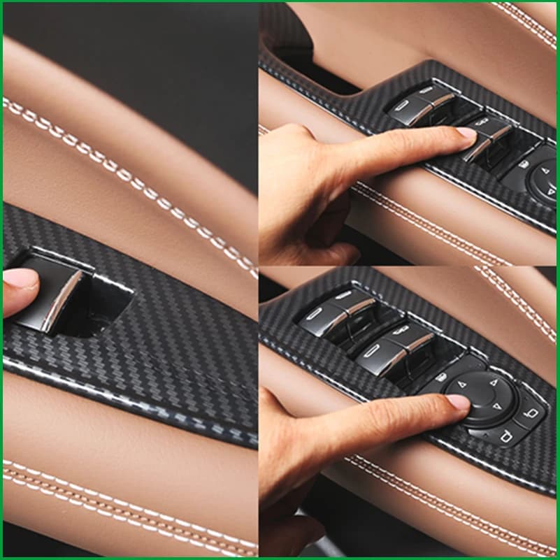 For opel insignia B Sedan LHD 2017 2018 Door Handle Window Lift Panel Switch Button Cover Sticker Trim Mouldings Accessories