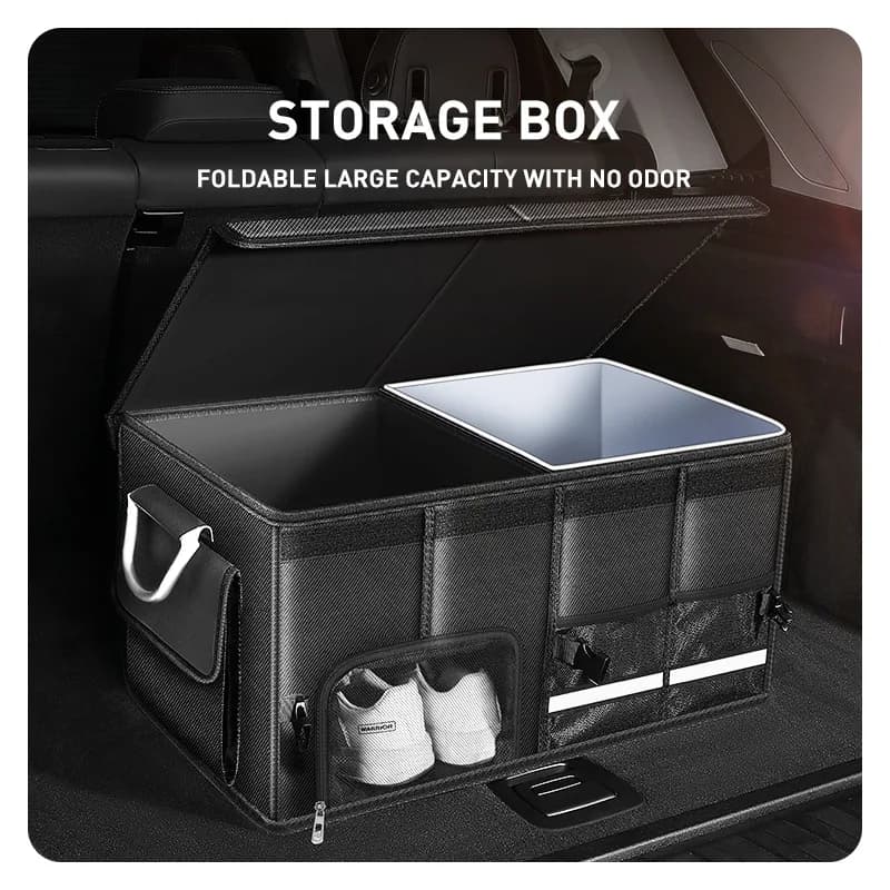 Oversized car trunk storage box Storage box Car foldable storage box