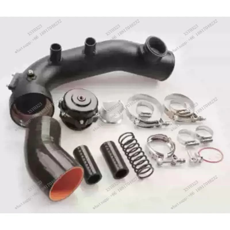 Aluminum OEM Turbo Replacement Air Intake Charge Pipe with BOV， N54 E88 E90 91 92 93 135I 335I