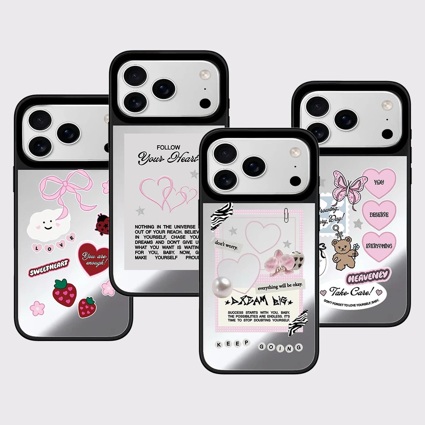 6090183 Mirror Surface Magnetic Phone Case Cover for IPhone 13 14 15 16 17 18 Pro Max Case
