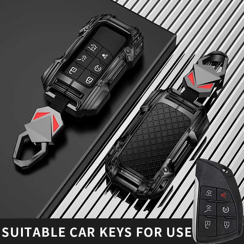 5 Button Flip Remote Car Key Case Cover Shell Holder Protector Silicone For Chevrolet Silverado GMC Sierra Buick 2022 2023 2024