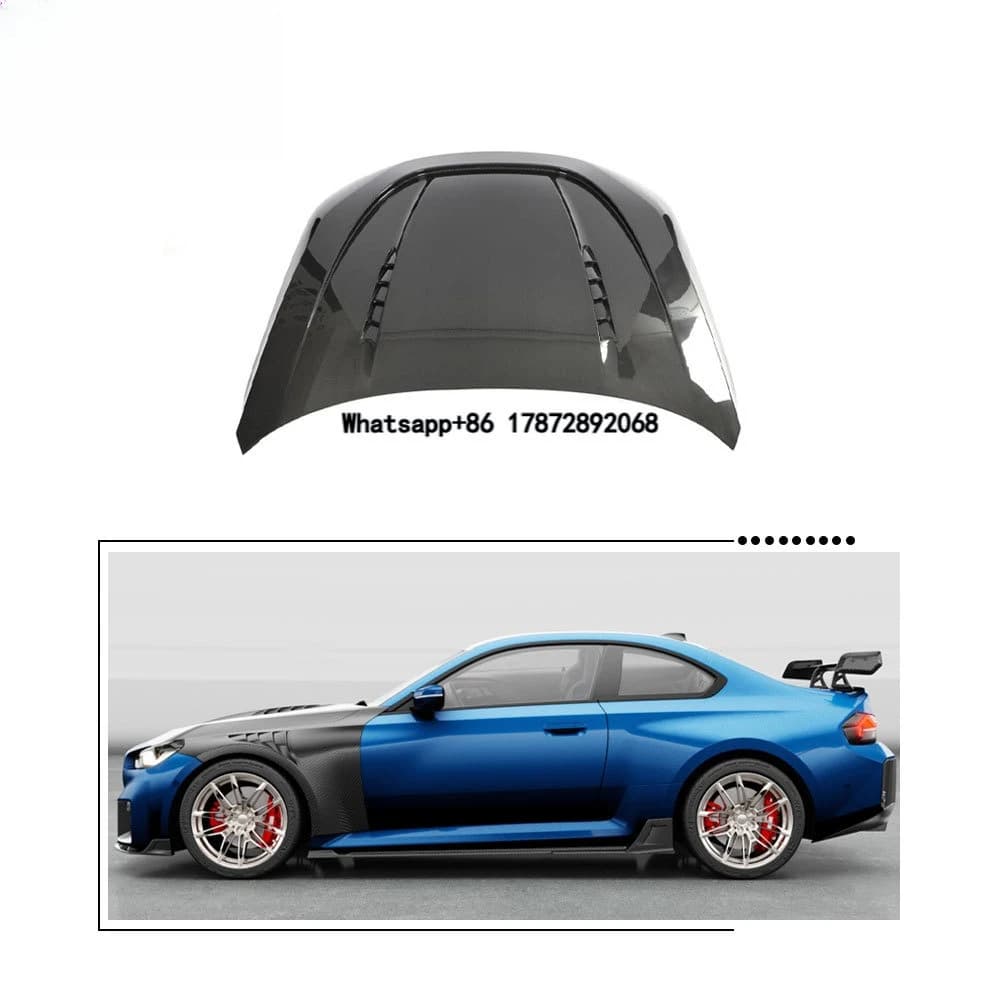 Carbon Fiber Engine Cover Hood Car Bonnet for  G87 M2 2023
