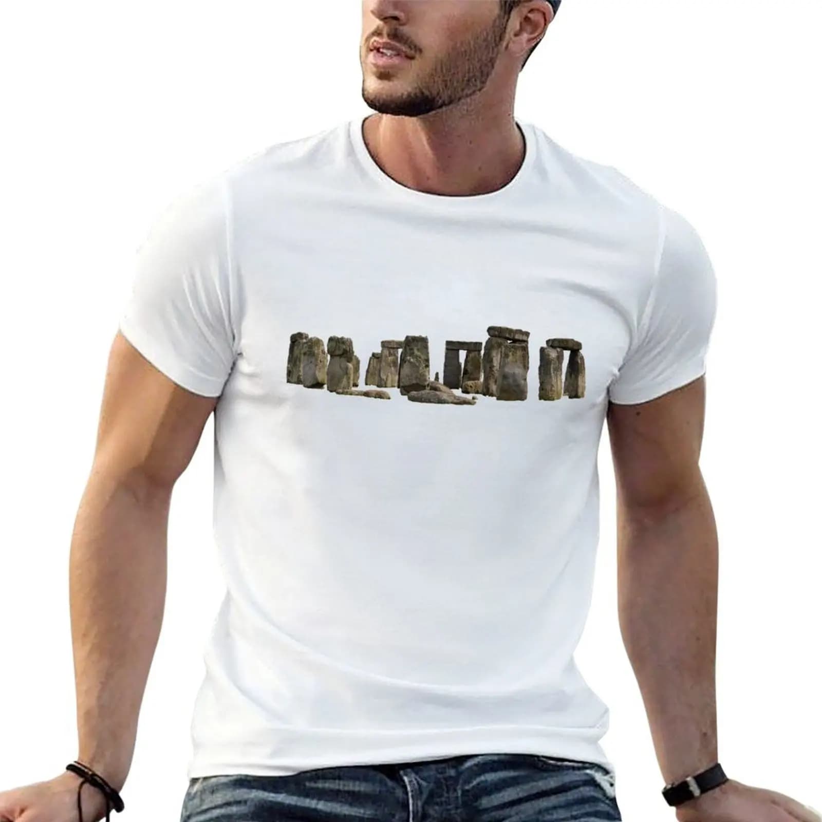 Stonehenge T-Shirt boys animal print designer shirts outfits for men