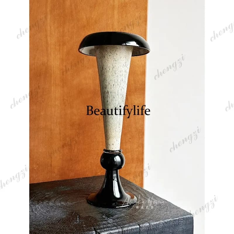 Premium modern simple vase home flower arrangement soft decoration light luxury entrance jewelry ornament