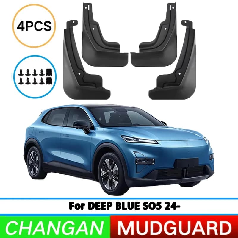 For Changan Deep Blue S05 2024 front and rear wheel mudguards, tire mudguards, splash guards, and automotive accessories.