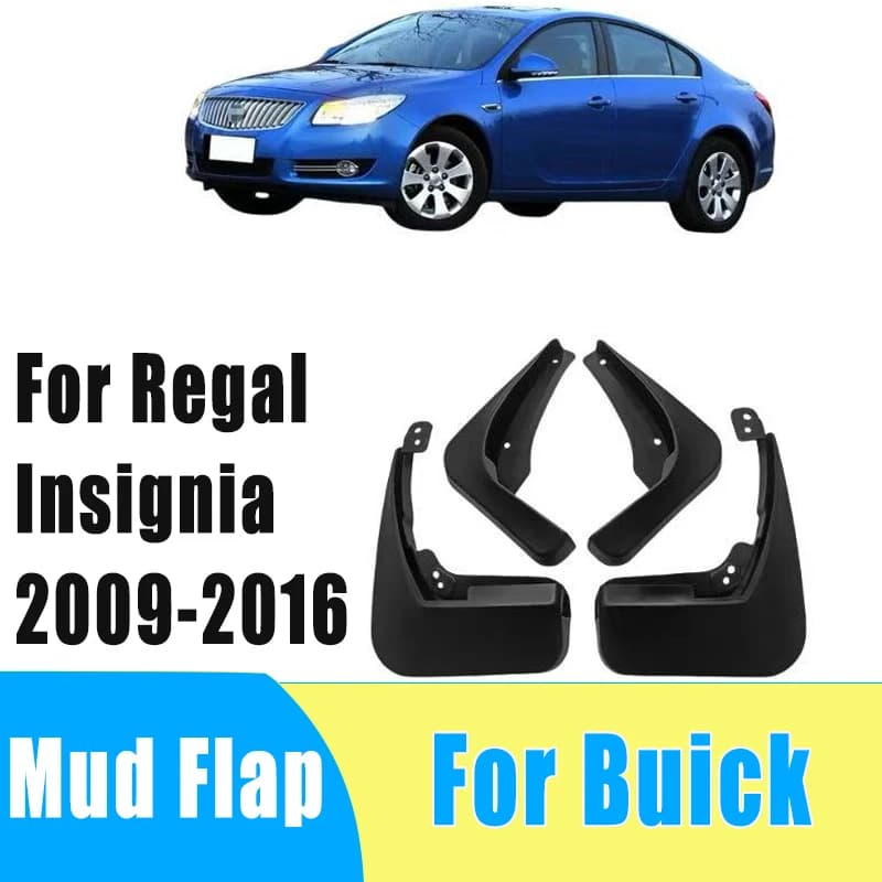 4pcs Auto Tire Mudguard Waterproof Prevent Mud Splashing Car Mud Flap Fender Trim Accessories For Buick Regal Insignia 2009-2016