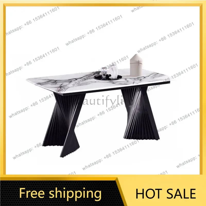 Restaurant Coffee Dining Table Chairs Modern Luxury Nordic Kitchen Dining Table Lounge Designer Mesas