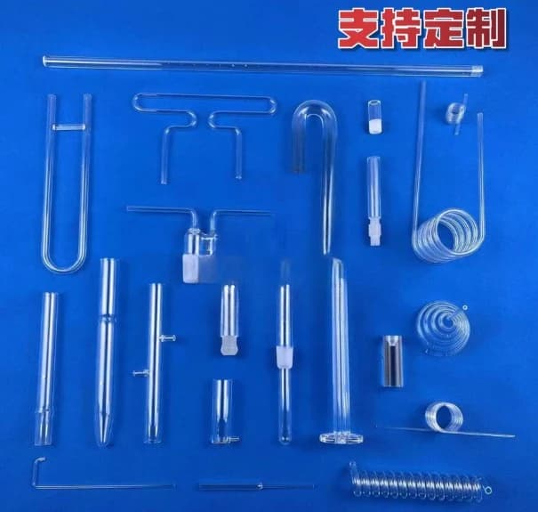 Custom Processing OD 15-50mm Quartz Tube Heat Resistant Transparent Hollow Explosion Proof Glass