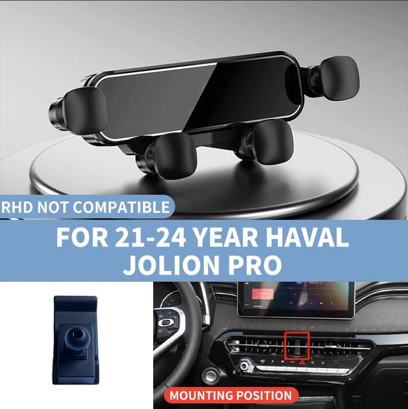 Phone holder for 2021-2024 Haval Jolion, comes with a dedicated mounting base, car interior accessory