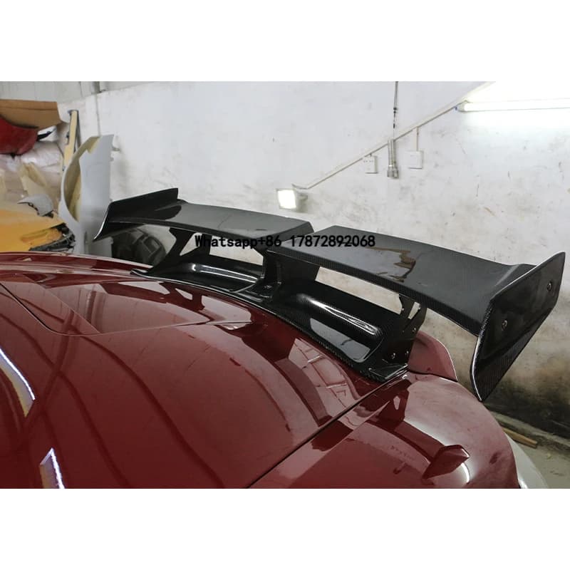 2012-2016 981 Carbon Fiber Rear Spoiler for Bumper Retrofit/Upgrade New Made in China
