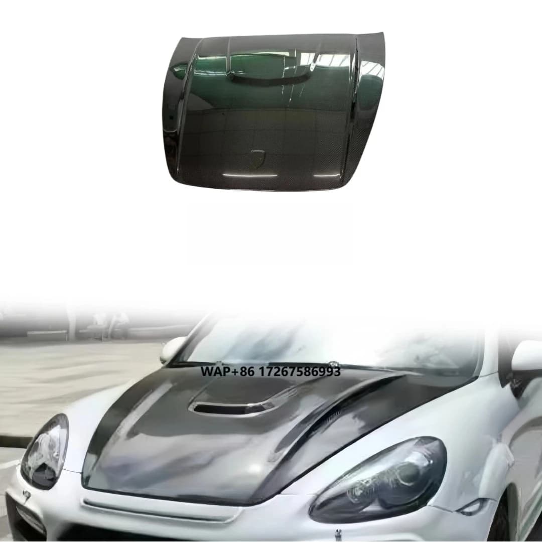 Hot Selling New HM Style for 958 Carbon Fiber Front Engine Hood with Bolts High Quality