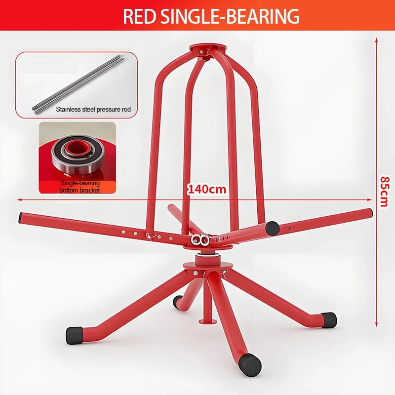 Uncoiler Durable PEX Decoiler Floor Heating Pipe Rack Underfloor Heating Pipe Decoiler Portable Radiant Floor Heating Pipe