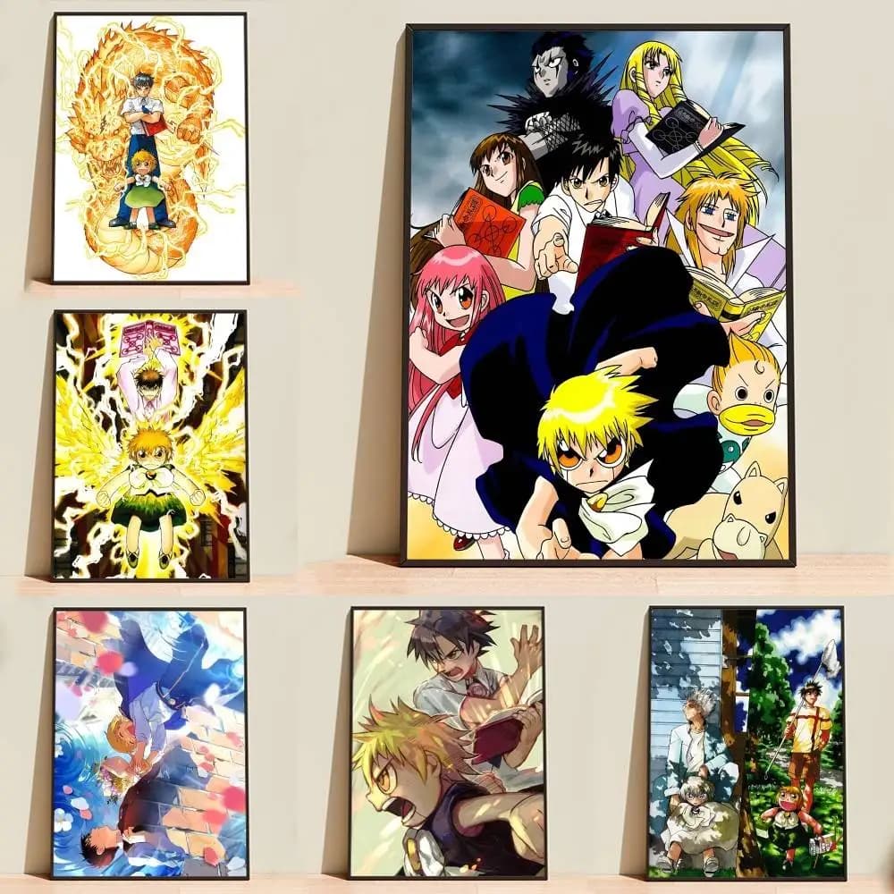 Manga Z-Zatch Bell The Lightning Mamodo Poster Wall Art Print Decorative Mural Home Decor Gift Unframed Customizable