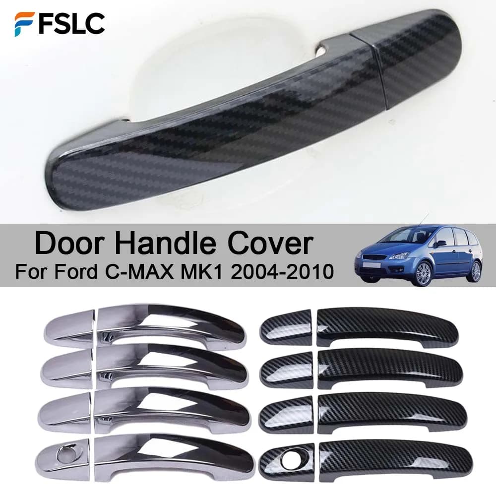 Car Decoration Door Handle Cover For Ford C-MAX MK1 2004-2010 Cars Accessories Exterior Styling Upgrade Modify A Car