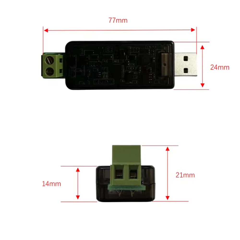USB to M-Bus Master with Short Circuit Protect USB Powered 300-9600bps for Win/Mac/Linux/Android 1KM Mini Meter Reading Debug