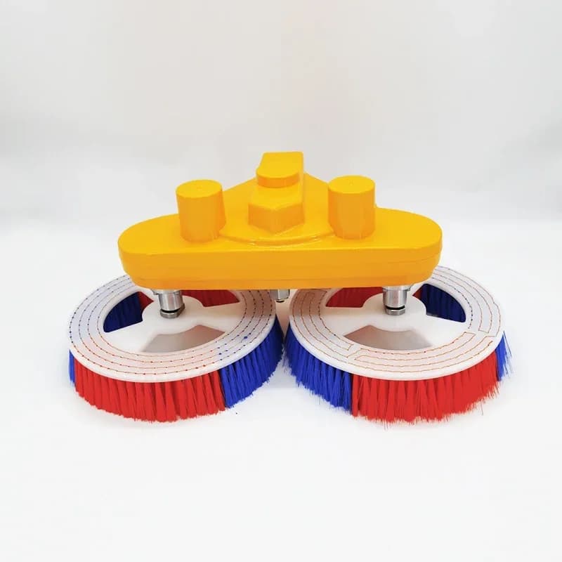 Multi functional solar brush intelligent cleaning machine, household solar system tool, motor head