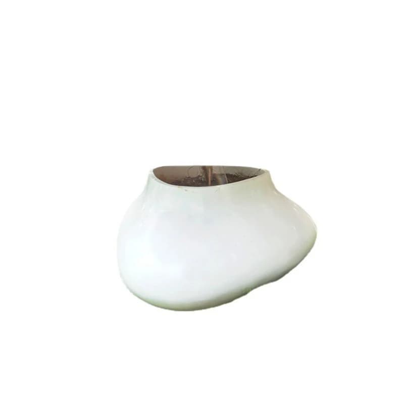 Green fiberglass triangular tree pond planting garden large flower bed special-shaped landscape flower utensils