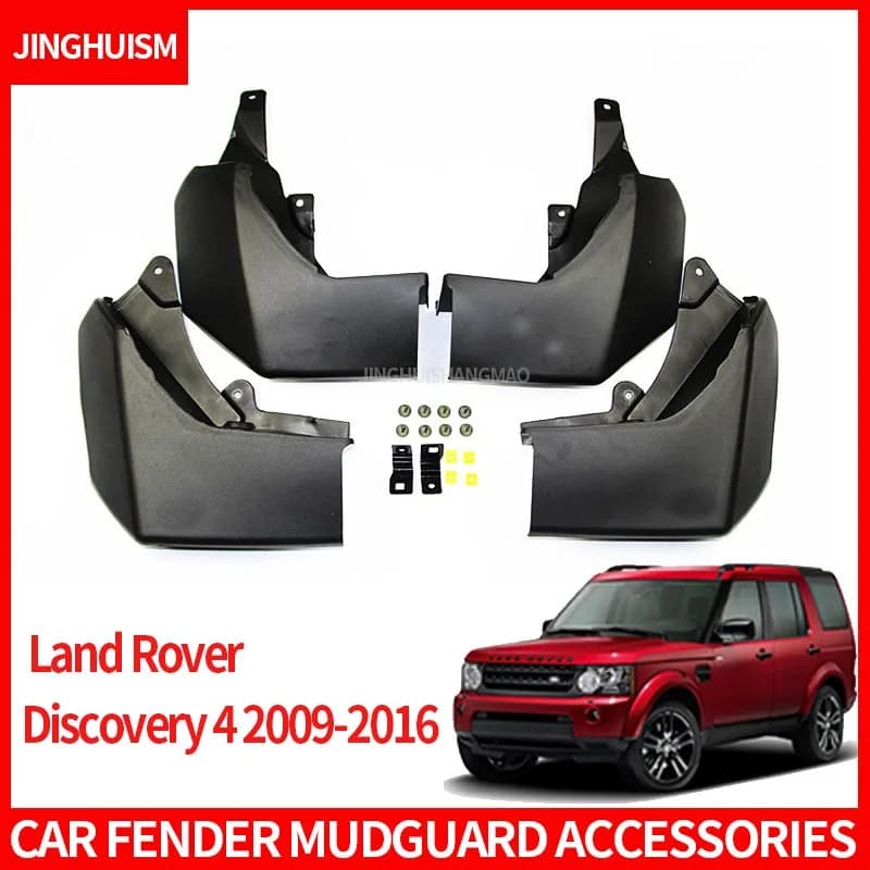 Mudguards FOR Land Rover Discovery 4 2009-2016  Fender Mudguard Vehicle Exterior Decor ABS Material Protective Accessories
