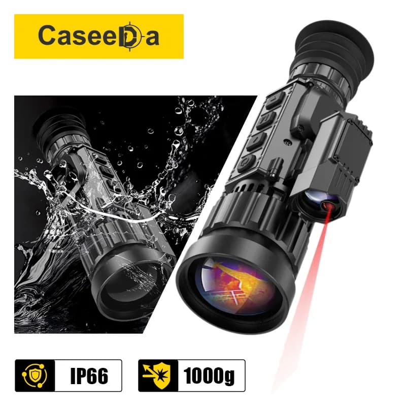 TS350L 384*288 Infrared Thermal Imaging Scope Long Range Thermal Scope With LRF 50mm Lens Thermal Monocular With PIP