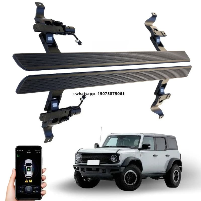 Heavy Duty Automatic Retractable Power Steps for 2024 Bronco Running Board SUV Accessories
