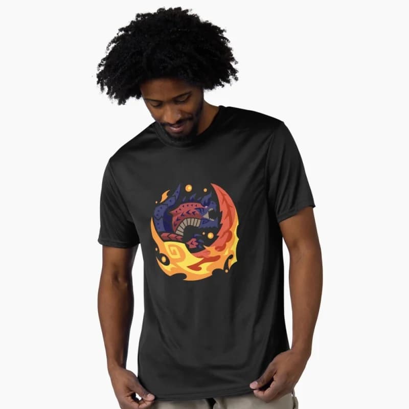 Glavenus tribal Monster hunter world MHW Gift T-Shirt for gamer 100% cotton tee Short Sleeve Graphic clothes All size tops