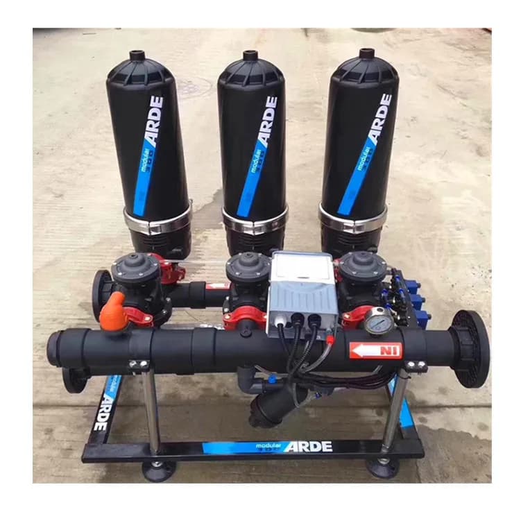 Farm Greenhouse Water and Fertilizer Essence Treatment Equipment Fully Automatic Backwashing Purification Filter