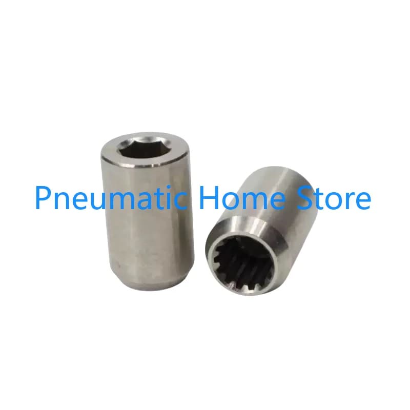 1pcs 14 Teeth Stainless Steel Deep Well Pump Accessories Submersible Pump Bushing Shaft Rubber Bearing Coupling