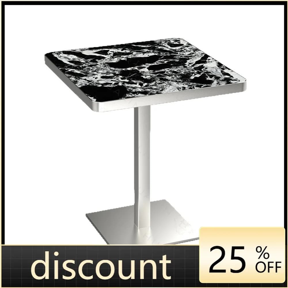 LMM high-end clubhouse is engaged in Italian light luxury natural marble rectangular dining tables