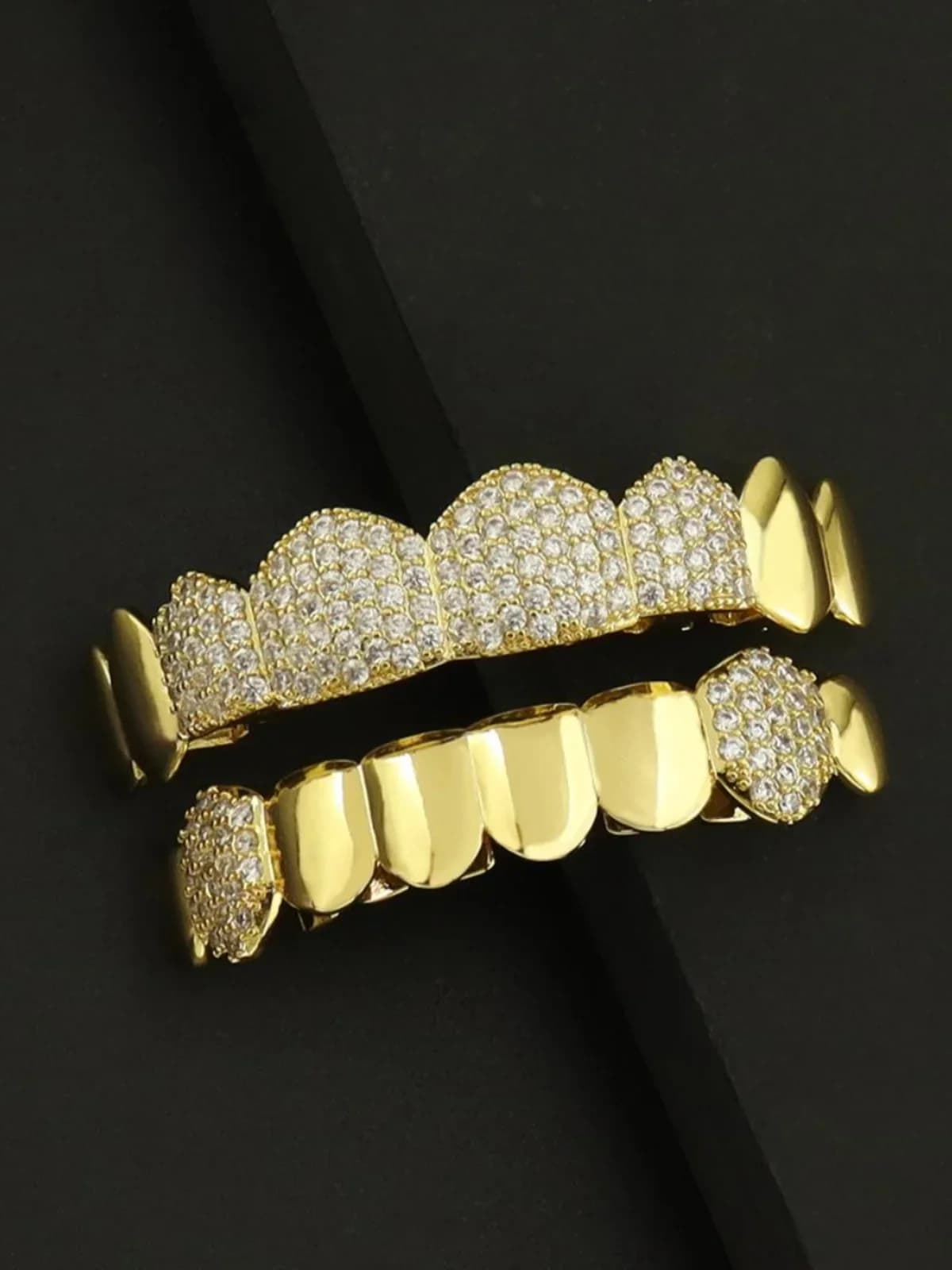 Hip Hop Eight Zircon Braces ins Halloween Braces