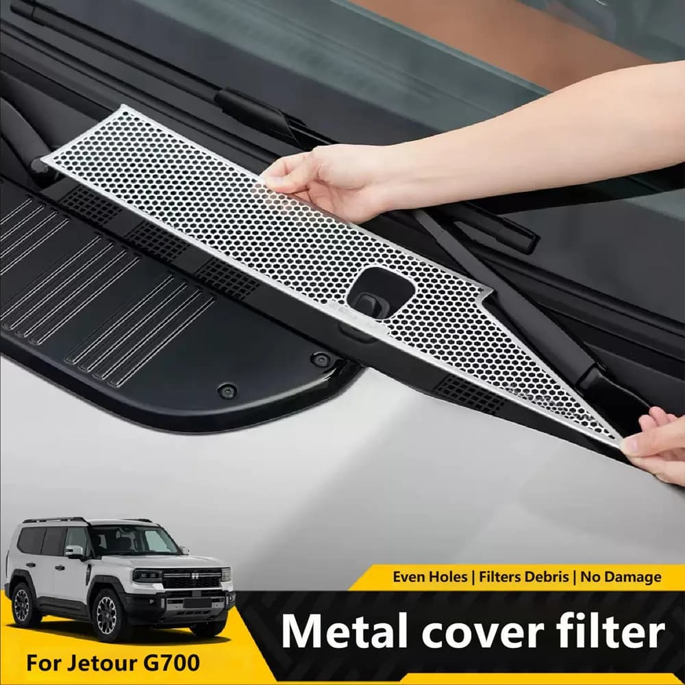 For Jetour G700 2025 2026 Car Air Intake Cover Engine Compartment Anti Blocking Cover Dust-proof Filter Screen Accessories