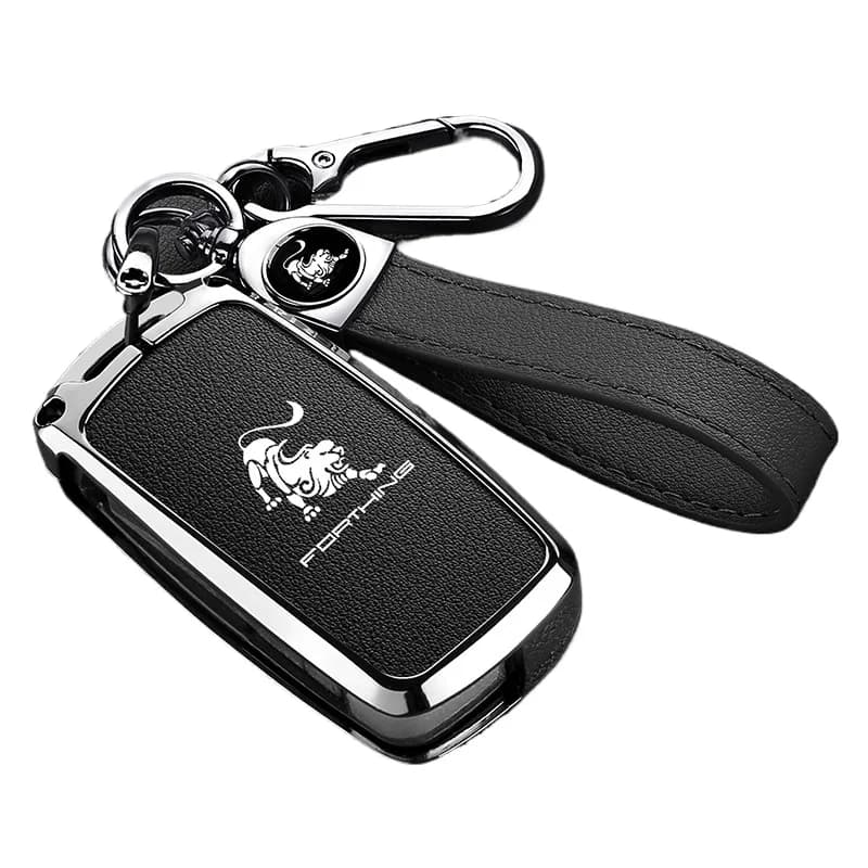 Premium Zinc Alloy Key Cover Case for Dongfeng Fengxing Jingyi X3/XV/S500/SX6/F600/Lingzhi M5/Leiting - Protective Key Fob Shell