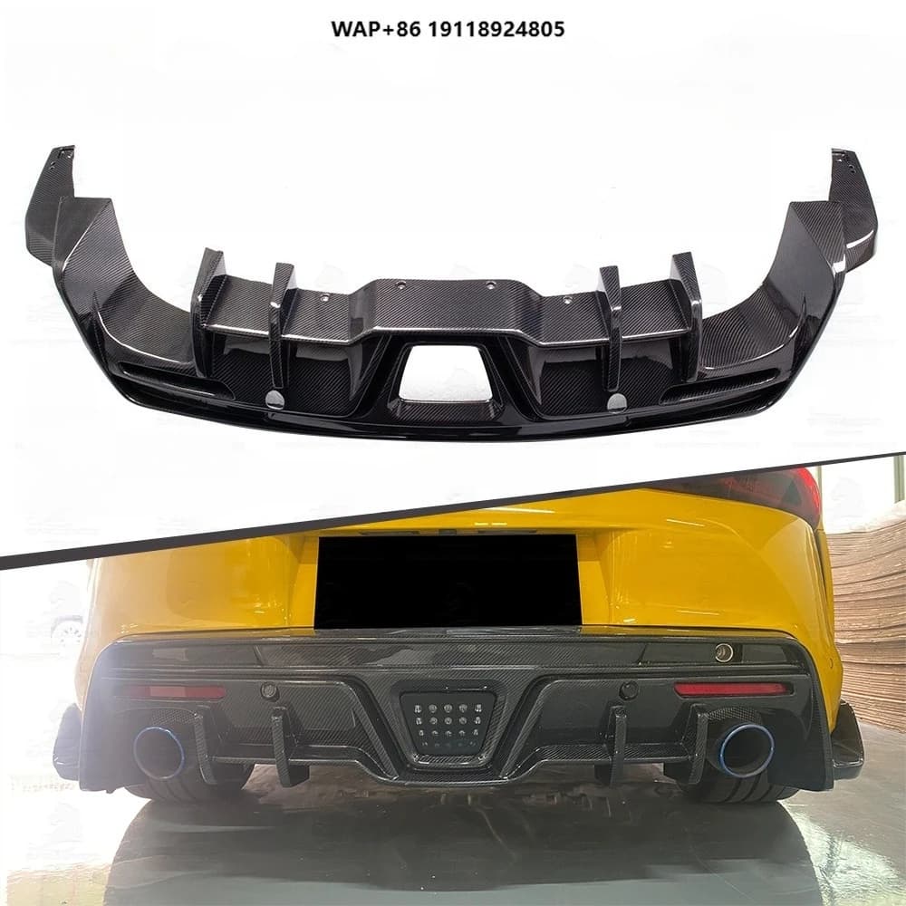 New Arrivals Tm's Type Carbon Fiber Rear Bumper Diffuser for  Supra A90