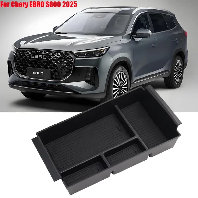 Armrest Box Storage Box for Chery EBRO S800 Tiggo 8 PHEV 2025 Car Central Armrest Storage Box Content Center Console