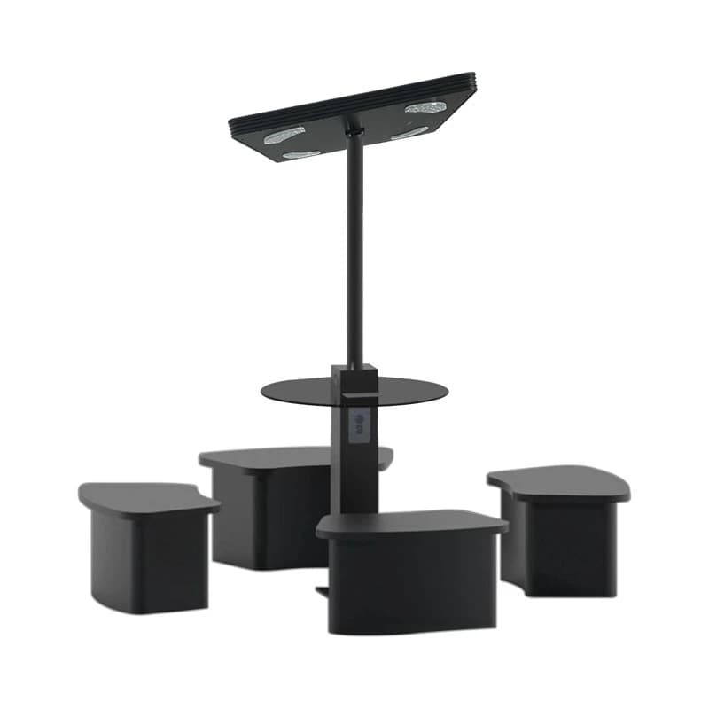 Outdoor Solar Smart Seat Smartphone Charging Pile