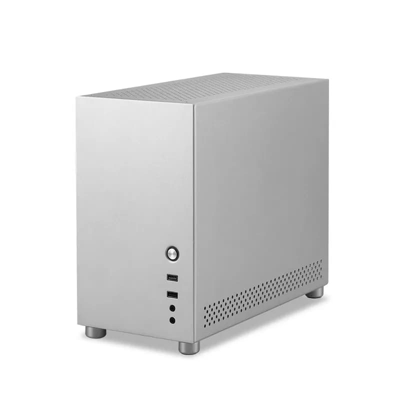 HX100 Handle All Aluminum MATX Gaming Glass Desktop Computer Case SFXATX Power Supply