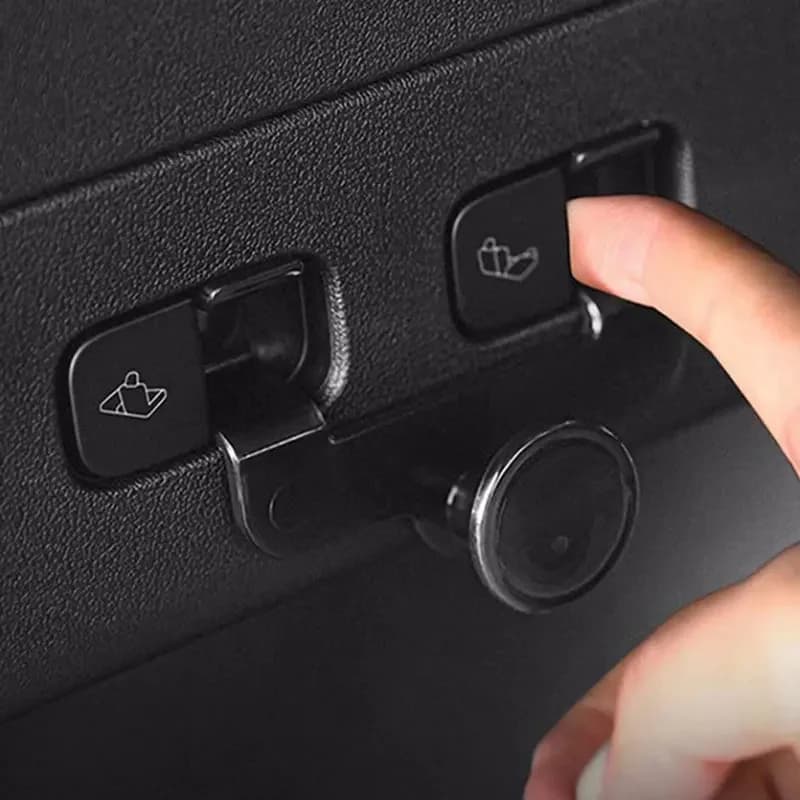 For Tesla Model Y 20-24 Car Rear Trunk Hook Luggage Sundries Bag Hanger Organizer Trim Refit Interior Decoration Accessories