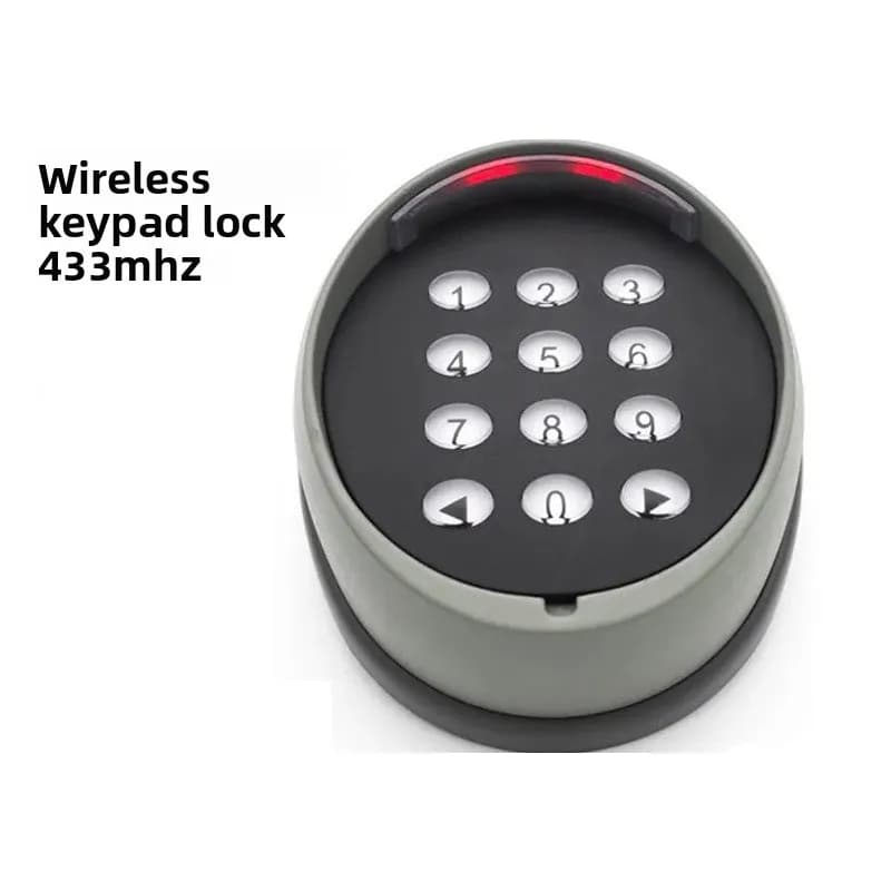 Garage Door Wireless Combination Lock Home Access Control Smart Control Password Remote Control 433MHZ Keypad Combination Lock